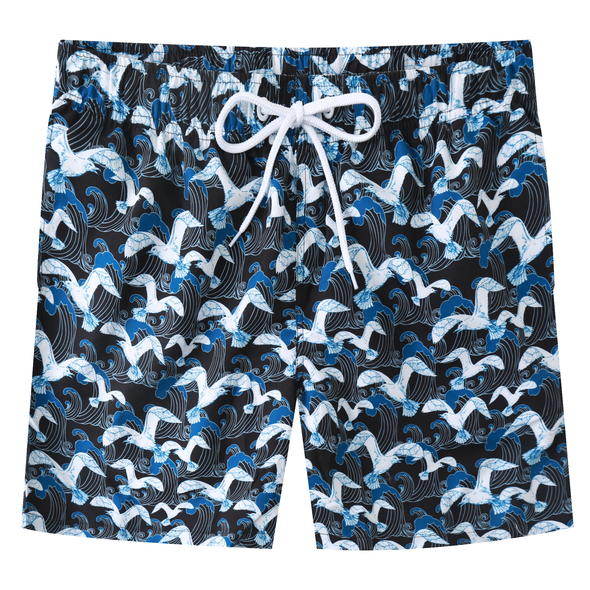 Men's Swim Trunks - Seagulls