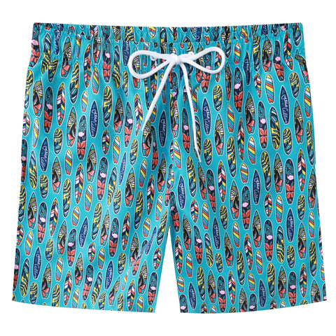 Men's Swim Trunks - Surfboards