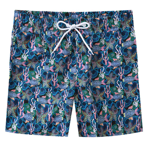 Men's Swim Trunks - Sea Life