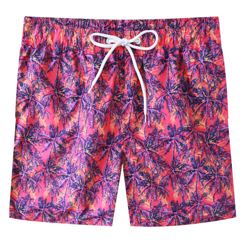 Men's Swim Trunks - Palm Trees