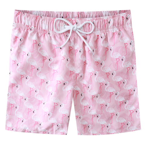 Men's Swim Trunks - Flamingo